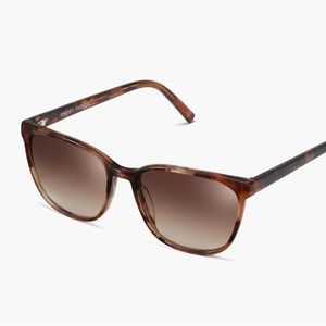WARBY PARKER Esme sunglasses, Medium, Sesame Tortoise